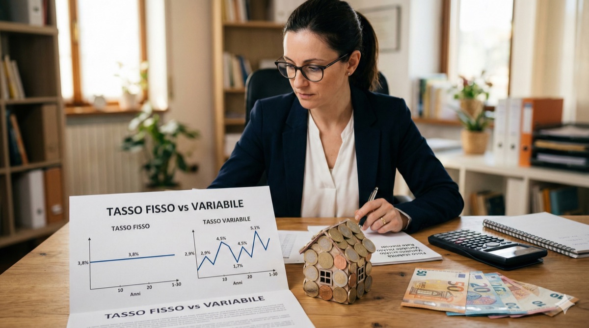 Tasso fisso vs variabile: confronto mutui 2026